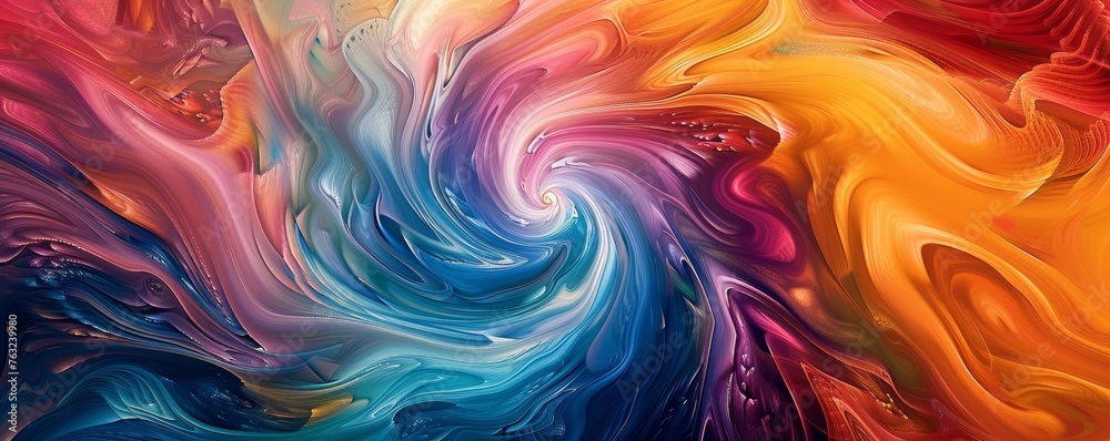 Abstract colorful swirl background