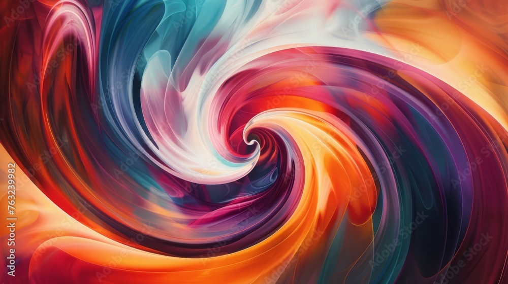Abstract colorful swirl background