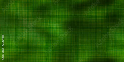 Aged retro fabric book cover in green seamless pattern. The hard cover of a tattered notebook or notebook. Vector illustration with light canvas or burlap texture. Old or vintage fabric