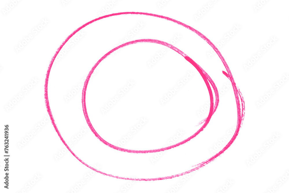 Pink round brush isolated on transparent background. Pink round brush isolated on transparent background.