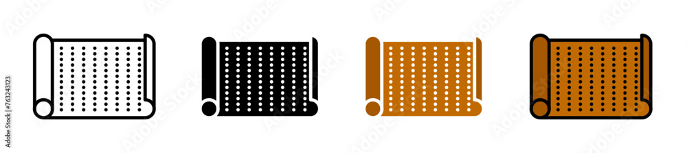 Vecteur Stock Sanding and Surface Preparation Icons. Sandpaper Textures ...