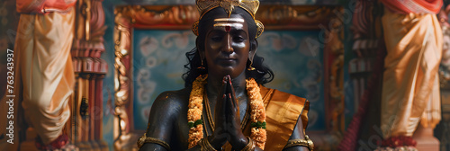 Sacred Idol of Iyappa Swamy: A Manifestation of Divine Austerity and Compassion photo