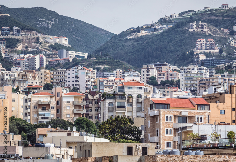 Cityscape of Byblos city, Lebanon