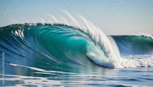 Sea wave illustration isolated on transparent background © Random_Mentalist