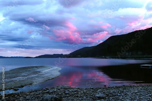 Pinker Sonnenuntergang