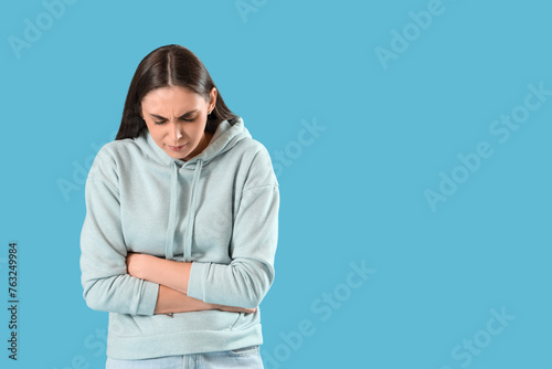 Young woman suffering from ...