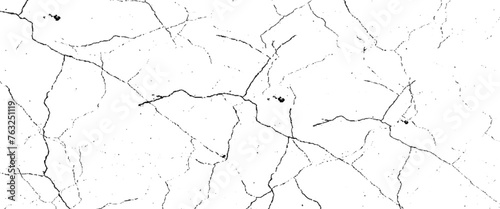 Vector grunge effect black and white drawing of cracked paint, scratch grunge urban Transparent background.