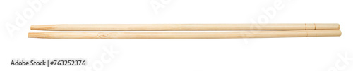bamboo chopsticks isolated on white background. This has clipping path.