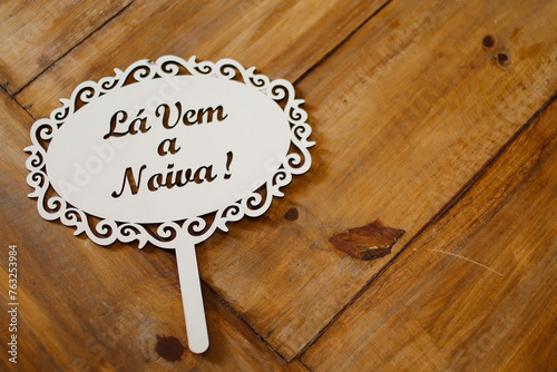 wedding sign with the words 