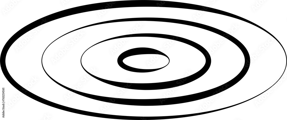 Oval icons with lines. Geometric shape Oval icons with lines. Geometric shape