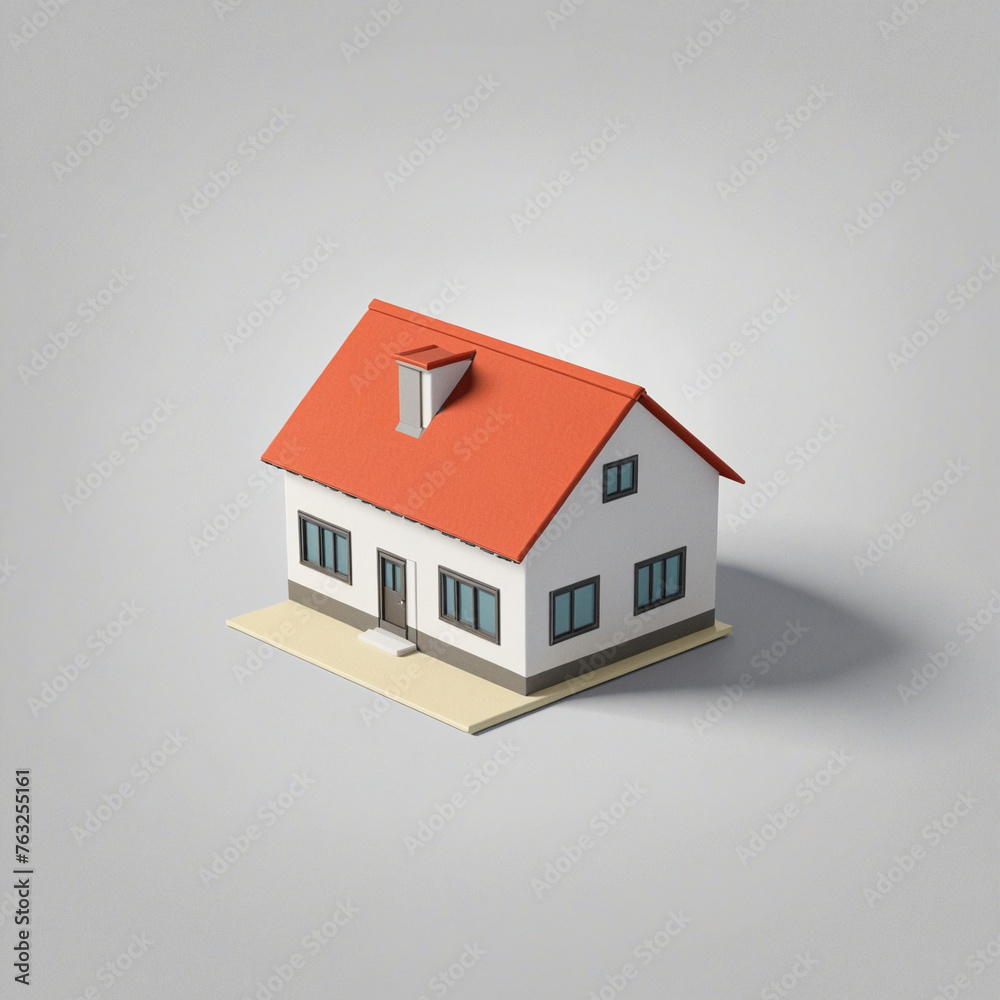 simple house illustration isolated on background vector simple house illustration isolated on background vector