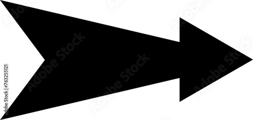 Arrow icon flat style, cursor, direction, pointer photo