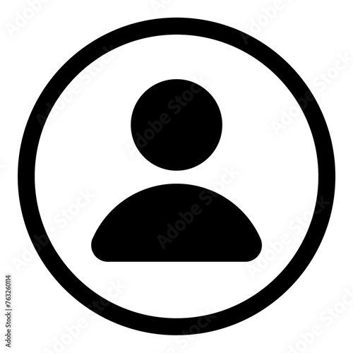 avatar icon vector. contact. symbol, sign photo