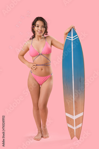 Sexy young woman in swimsui...