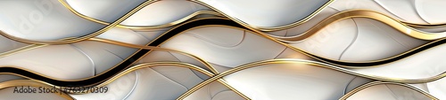 Abstract background with wavy lines in elegant colors 