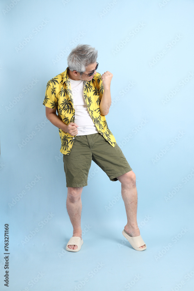 60s Senior in Summer vacation 60s Senior in Summer vacation