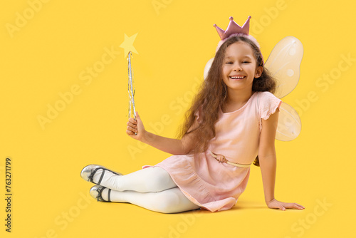 Cute little fairy with wand...
