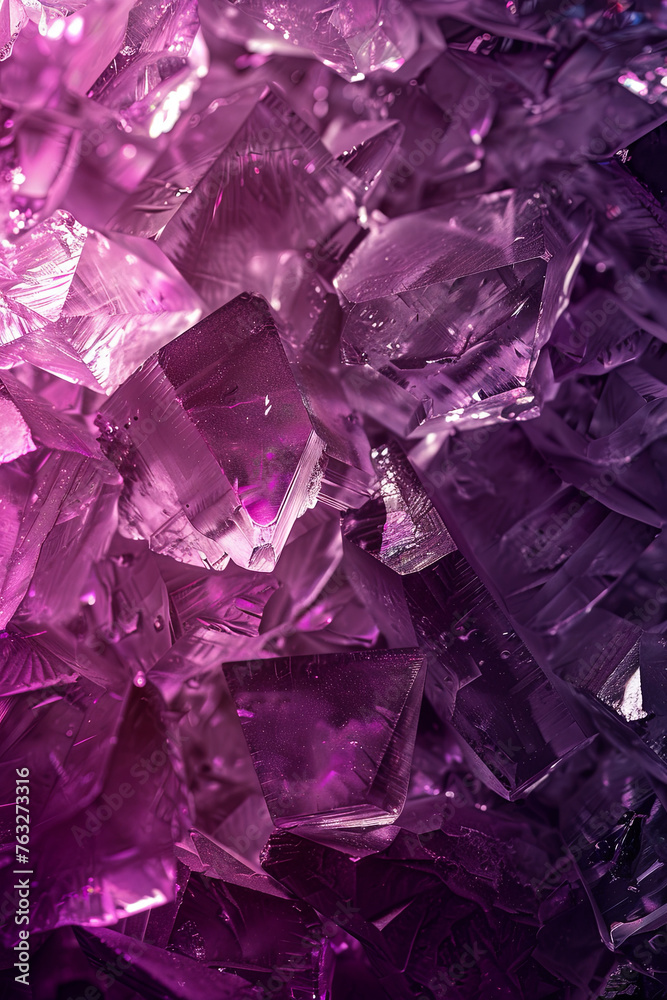 Purple crystal pattern for background Purple crystal pattern for background