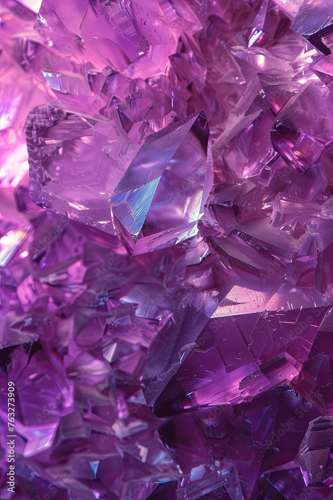 Purple crystal pattern for background Purple crystal pattern for background