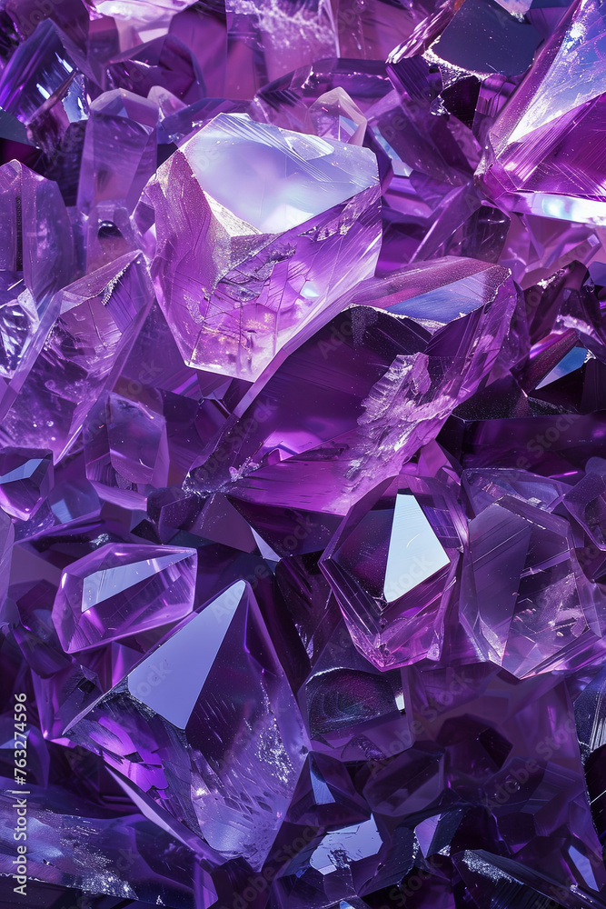 Purple crystal pattern for background Purple crystal pattern for background
