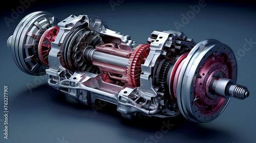 a limited-slip differential on a sports car.
