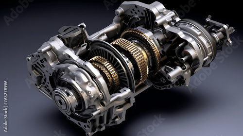 a limited-slip differential on a sports car.