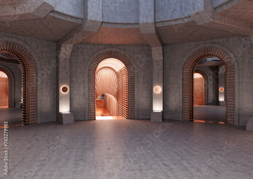 3D Rendering Time Tunnels