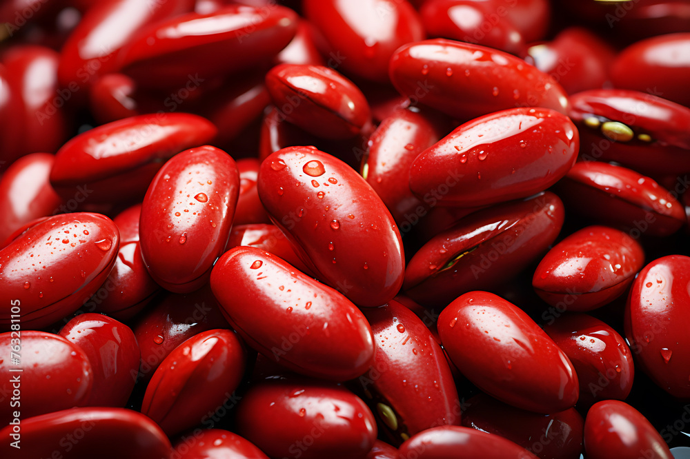 Top view dark red beans texture pattern background flat lay. For cooking or making desserts has high vitamins and nutritional value. Background Abstract Texture. Realistic clipart template pattern. Top view dark red beans texture pattern background flat lay. For cooking or making desserts has high vitamins and nutritional value. Background Abstract Texture. Realistic clipart template pattern.