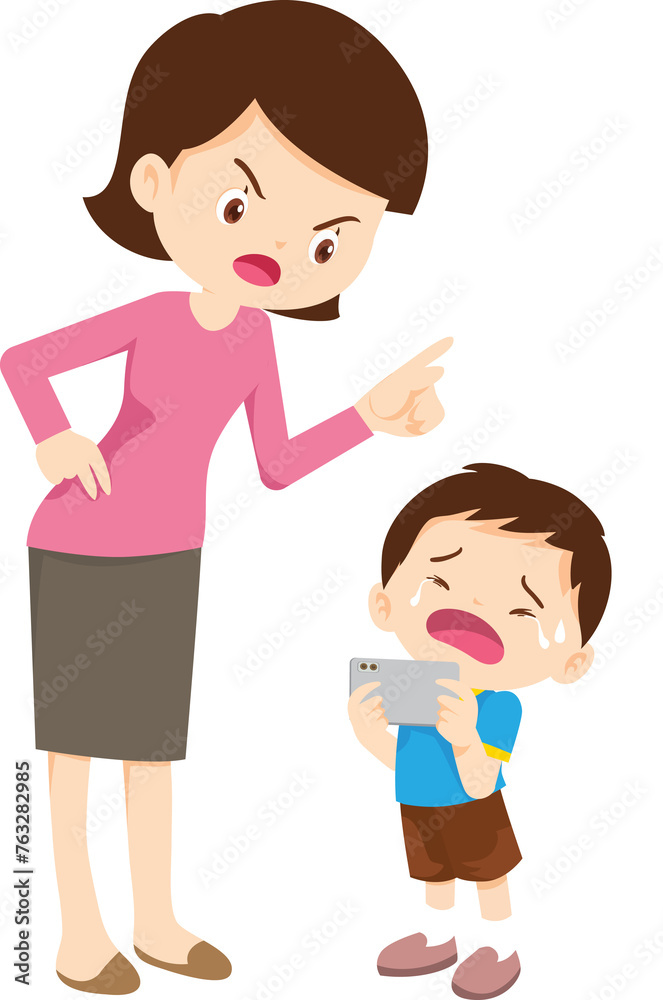 parent angry scold to kid addicted mobile phone parent angry scold to kid addicted mobile phone