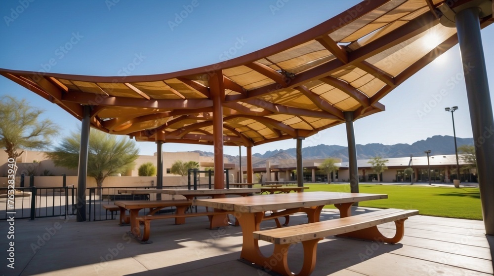 Outdoor shade structure