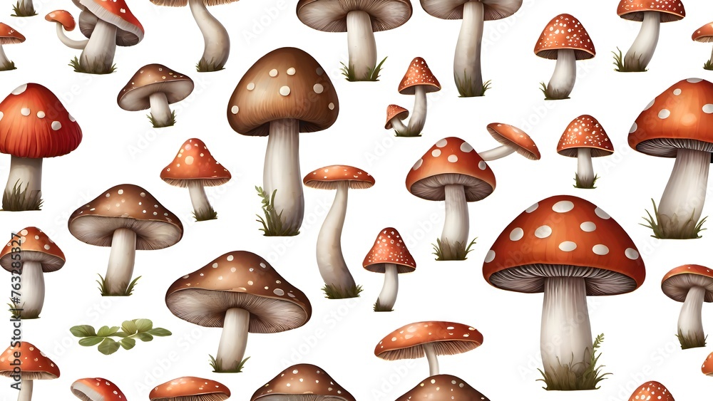 collection of mushrooms collection of mushrooms