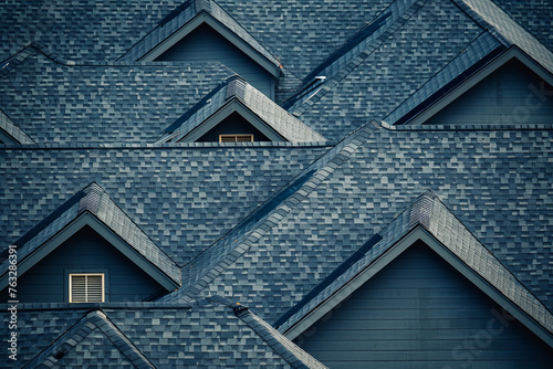 Closeup of house roof pattern