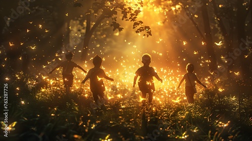 Chasing Fireflies on a Warm Summer Night: Magical Memories of Childhood Wonder and