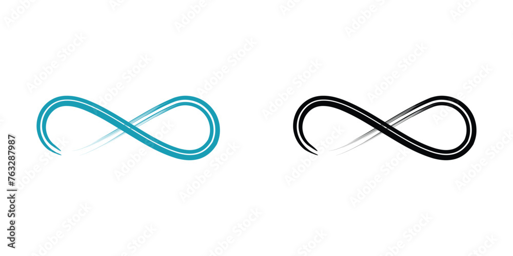 Top set Creative infinity logo design with unique concept| premium vector