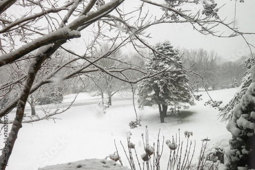 Snowing Winter in Pennsylvania