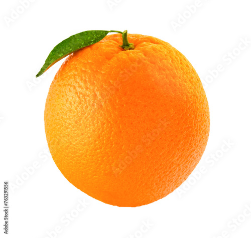 Orange fruit isolated on white background with clipping path. Full depth of field.