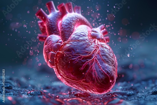 Human Circulatory System Heart Anatomy in human full body