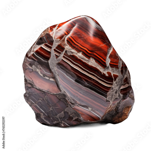 Mahogany Obsidian isolated on transparent background