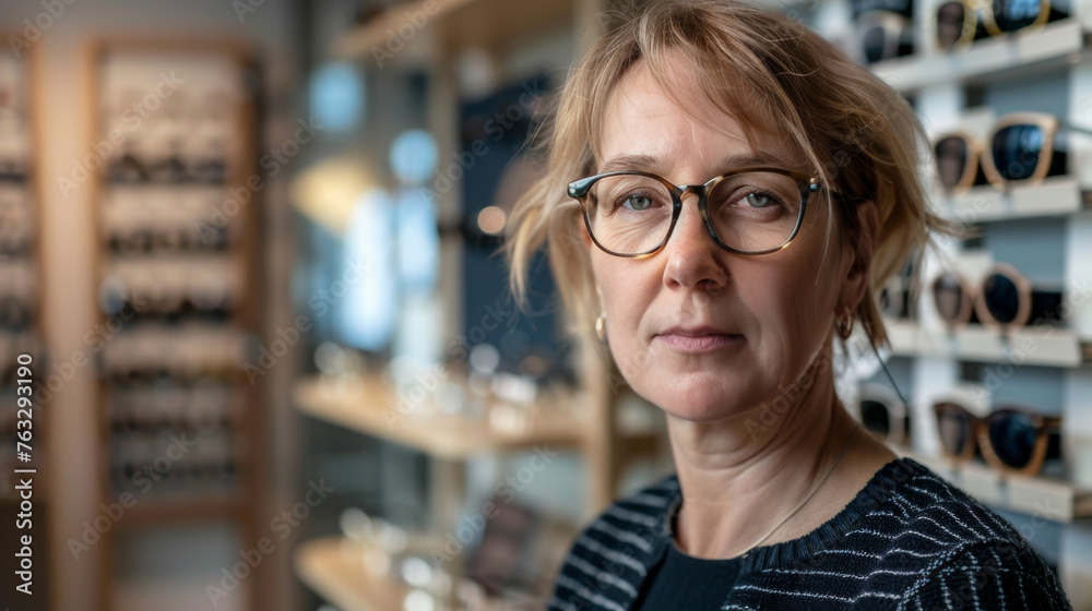 Selecting Stylish Glasses: Middle-Aged Woman’s Choice
Selecting Stylish Glasses: Middle-Aged Woman’s Choice