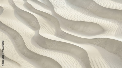 Detailed view of a sand dune with unique patterns carved by wind and time