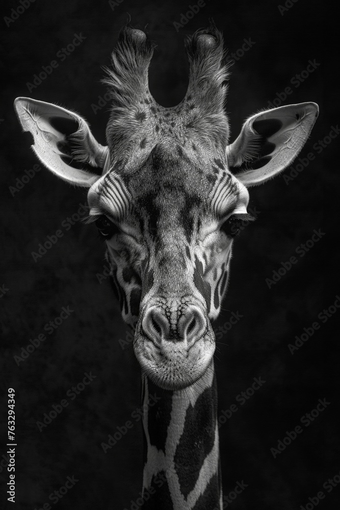 Obraz premium Giraffe Portrait