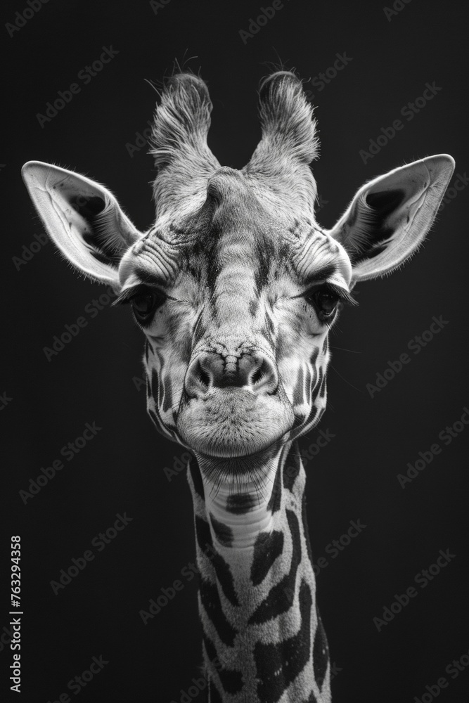 Obraz premium Giraffe Portrait