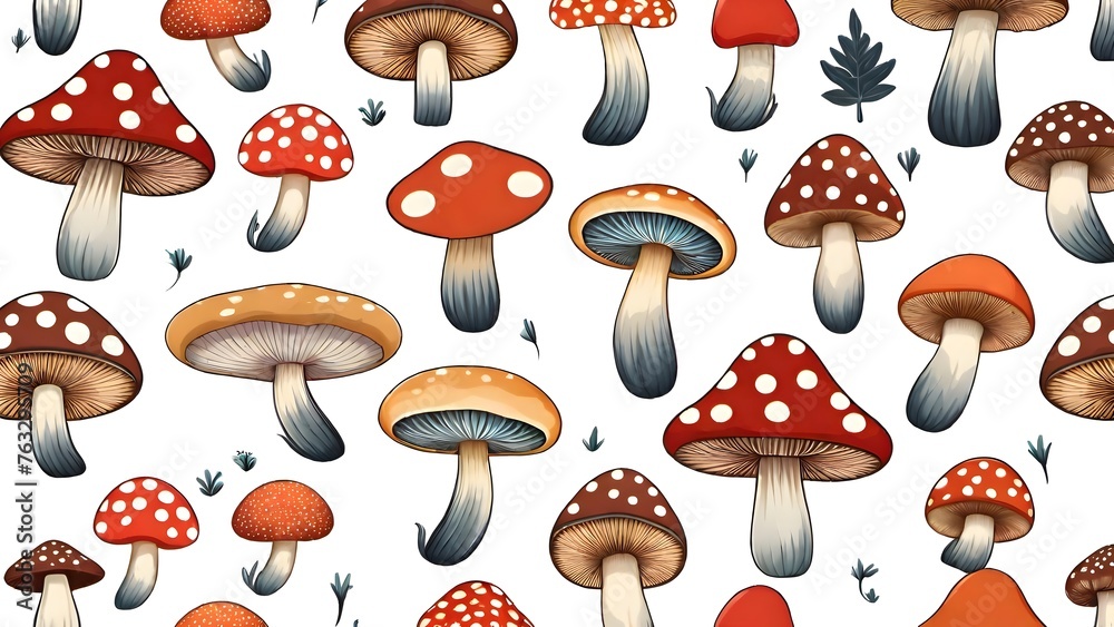 Mushrooms Wallpaper