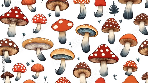 Mushrooms Wallpaper