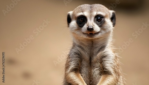 A Meerkat With A Playful Expression Upscaled 9