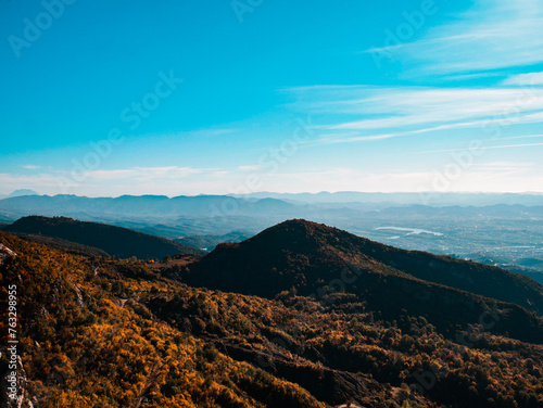 Mountains in the morning
