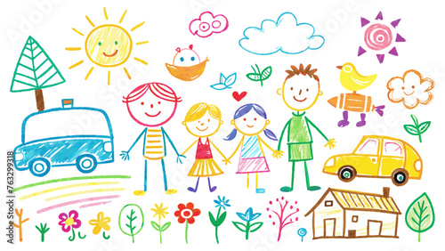 Sunny Skies and Stick Figures, A Child's World in Chalk