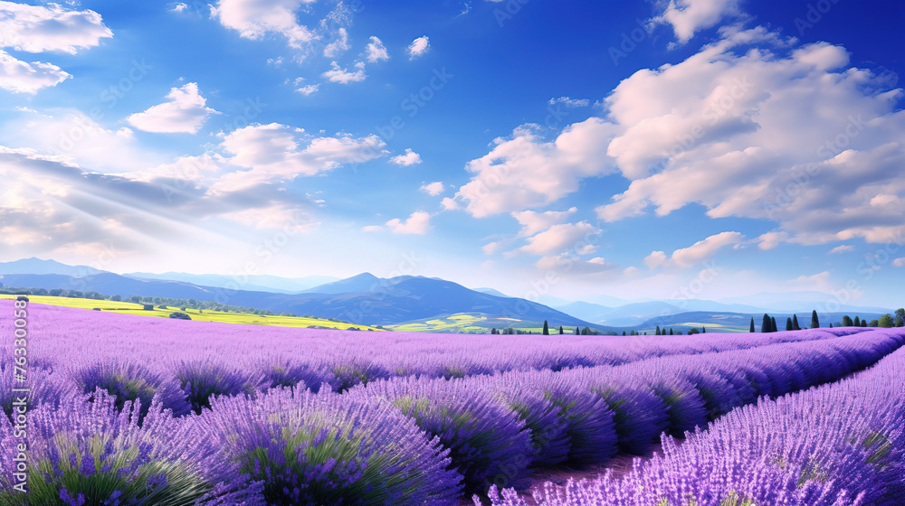 Obraz premium lavender field in region.