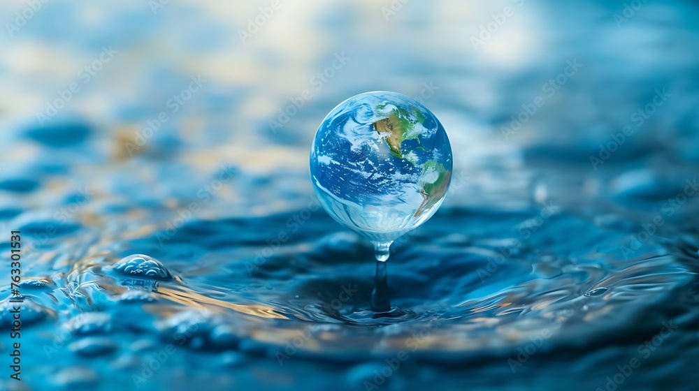 World Water Day Concept. Every Drop Matters. environment day, and global warming concept. World Water Day Concept. Every Drop Matters. environment day, and global warming concept.