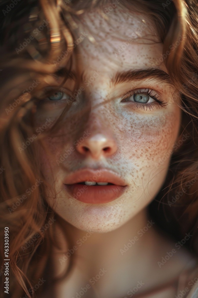 Portrait of a Beautiful Model Woman Portrait of a Beautiful Model Woman